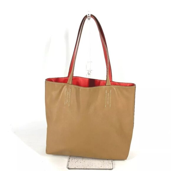 HERMES Bicolor Doble Sense 28 Bag Shoulder Bag Tote Bag Shoulder Bag pink/Beige - Picture 2 of 16